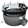 Донный слив под лайнер Aquaviva 2'', AISI 304 (200 мм) 